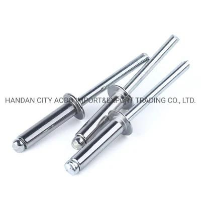 Dome Head Open End Aluminium Steel Blind Rivets Factory