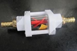 Plastic Ferrule End Flow Indicator Sight Glass with Impeller