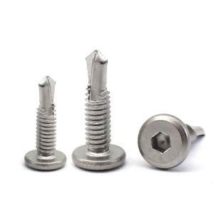 China Wholesale Stainless Steel Carbon Steel Hexagon Socket Head Self Drilling Screw