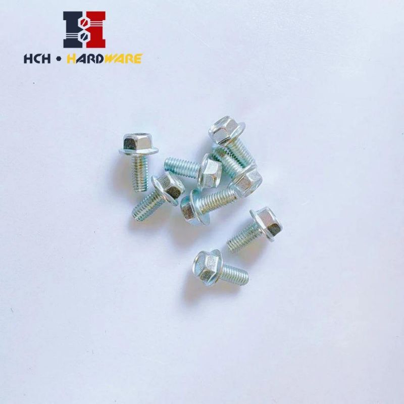 Indentend Hex Washer Head Machine Screw Hex Bolt Tornillos Hexagonal