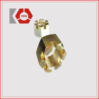 Hexagon Slotted Nuts Carbon Steel