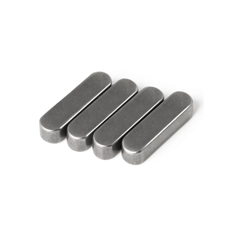 M2-22 DIN6885 Standard Fastener Zinc Plated Carbon Steel Round End Parallel Key