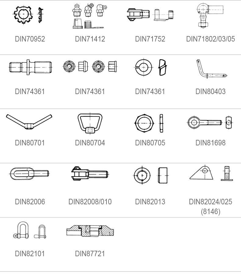 DIN82101 D Shackles, Forged Shackles, High Tensile Shackles, Stainless Steel Shackles
