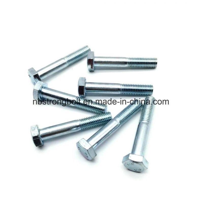 DIN931 Hex Bolt Cl. 8.8 with Zinc