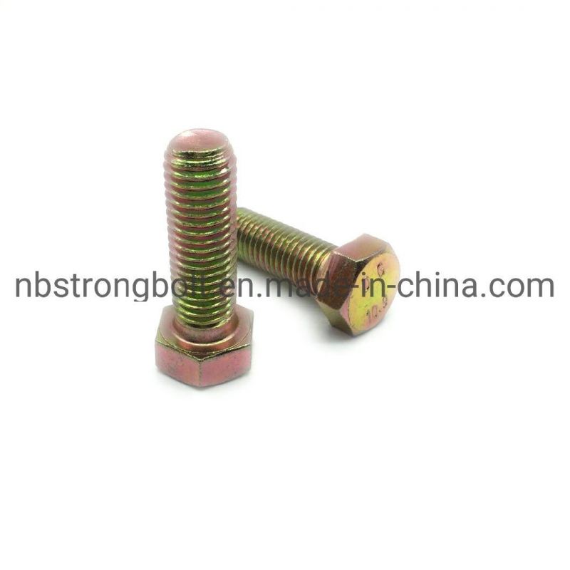 DIN931 Gr. 10.9 Hex Bolt with Yzp