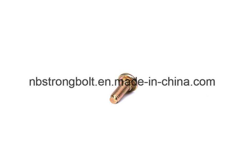 Non-Standard Custom Knurling Screw, Durable High Strength Galvanized Flat Head Tire Screw Tail Reduction