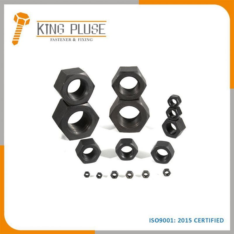 High Quality Self-Locking Black DIN 934 /2h Hex Nut