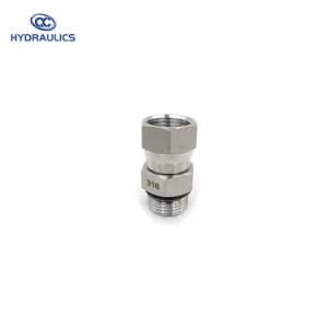 6402 O-Ring to Female Jic Swivel CNC Machining Fittings Stainless Steel Parts