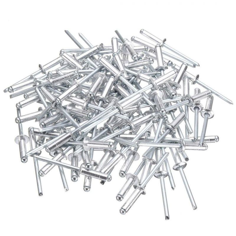 DIN7337 Blind Rivet Large Head Stainless Steel Aluminum Blind Rivet Nail Blister Plastic