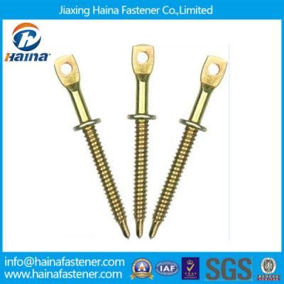 Yellow Zinc Plated Fish-Eye Bolt, Eye Bolts