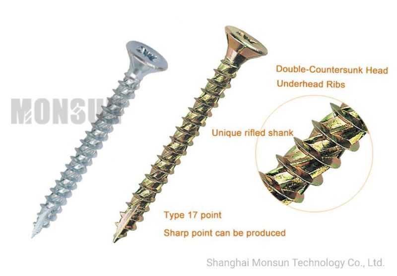 Turbo Gold Pz Double Countersunk Head Wood Screw