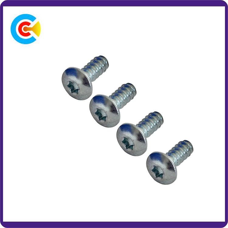 GB/DIN/JIS/ANSI Stainless-Steel/Stainless-Steel 4.8/8.8/10.9 Galvanized Triangle Screw for Machinery Industry Fasteners