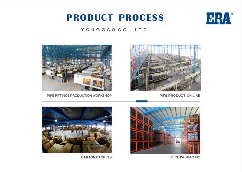 Era PVC/UPVC Dvgw CE Certificate DIN Pn10 Standard Fitting Pipe Clamp