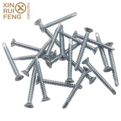 Countersunk Head Self Drilling Screw with Ribs High Strength Plus