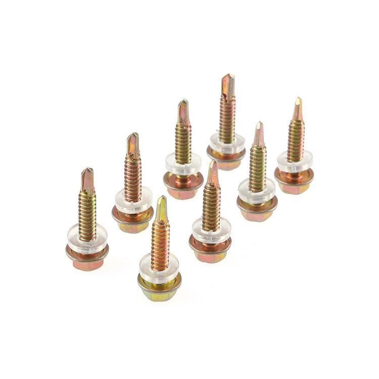 Factory Price Hex Head Self Drilling Screws with PVC Washer