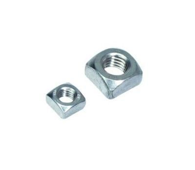 DIN557 Metric 24-4 Carbon Steel Square Nuts Zinc Plated