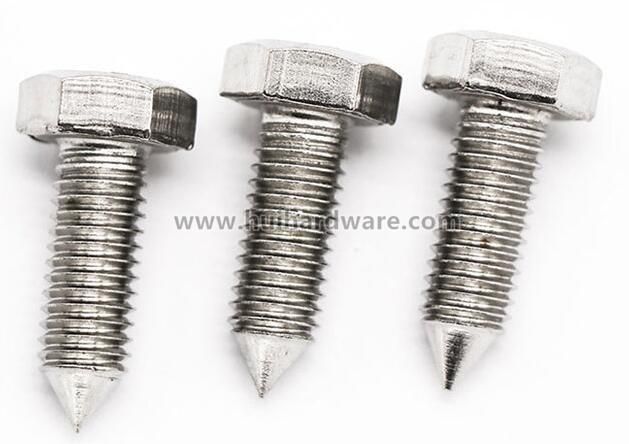 304 DIN933 Hex Bolts Hex Wood Screw