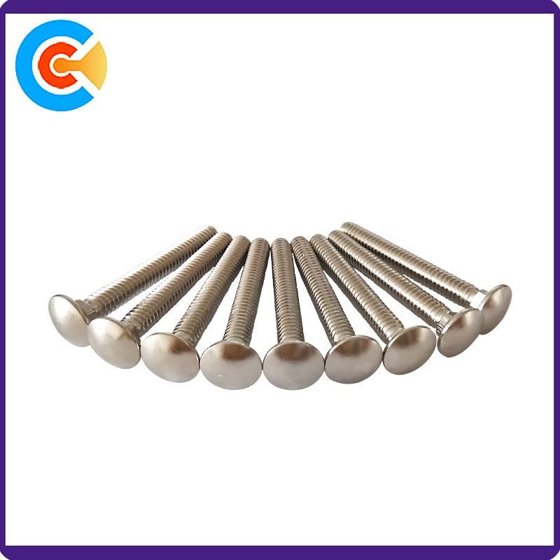 Carbon Steel Grade 4.8/8.8/10.9/12.9 1/4"~5/8" Carriage Screw