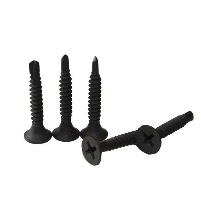 Black Phosphating Countersunk Head Self Drilling Drywall Screws