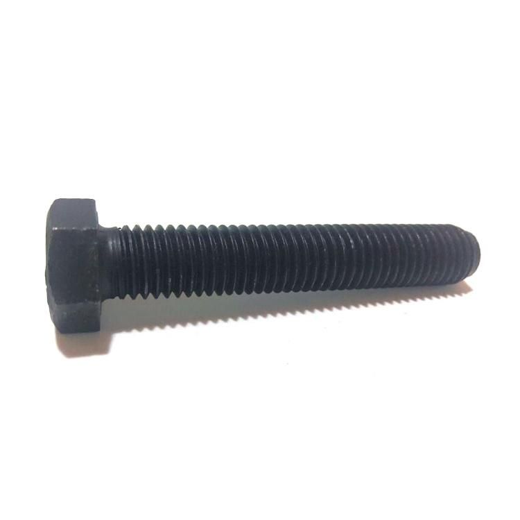 ASME B18.2.1 Hex Head Bolt Hex Cap Screw Full Thread Carbon Steel Black Oxide Galvanized