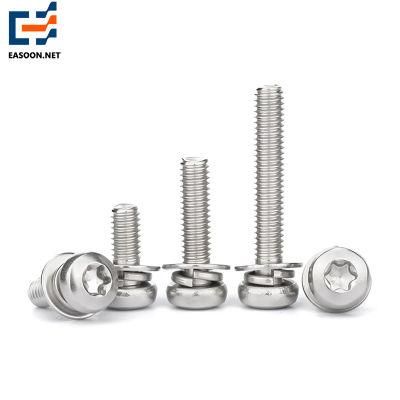 304 Torx Pan Head Bolts Made in China Torx Pan Head Machine Screws Stainless Steel Torx Pan Head Security Bolt