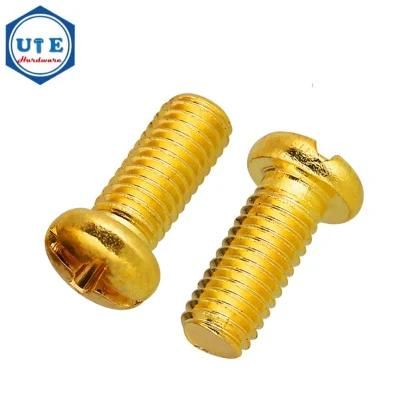 Brass Copper Cross Recessed Pan Head Screw DIN7985