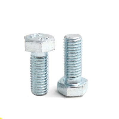 Zinc Plated/Galvanized Grade10.9 - M33 - DIN933, 931 - Hex Bolt/Hexagon Head Bolt - Carbon Steel - B7/42CrMo