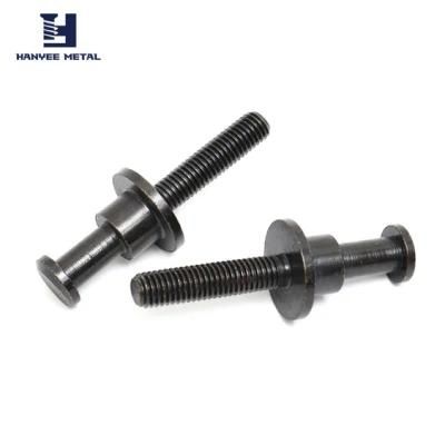 Carbon Steel Black Zinc Shaped Bolt with Milling Round Step