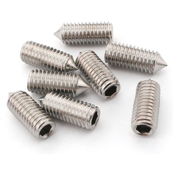 Stainless Steel DIN914 Sharp Point Socket Set Screws