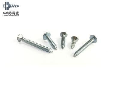 4.0X16mm Chipboard Screws Hardened Button Head Bright Zinc Plated Full Threaded Chipboard Screw