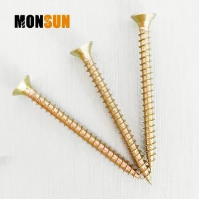 Square Drive Flat Head Particle Board Screw for Cabinet Work