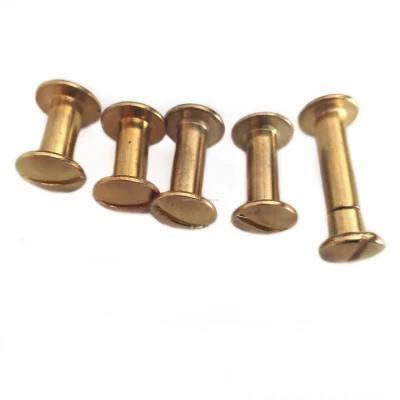 Metal Binding Paper Rivet Paper Binding Brass Chicago Fastener