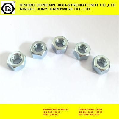 Zinc Plated DIN934 Hex Nuts Fasteners by Carbon Steel