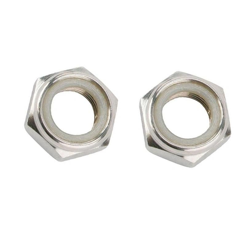Carbon Steel Zinc Plated Blue Yellow Heavy Lock Nut