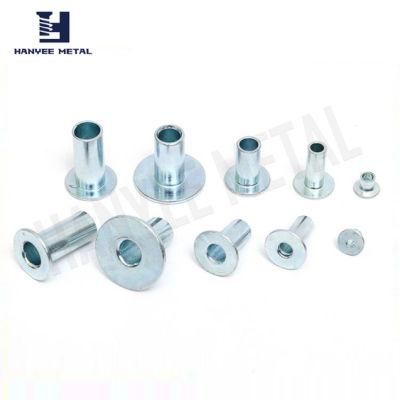 Flat Head High Grade Steel Zinc Rivet