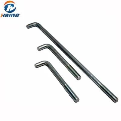 Grade 4.8 Hot DIP Galvanized L Type Foundation Bolt