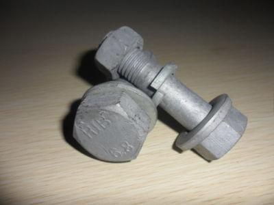 Hot Galvanizing - Carbon Steel-Grade4.8-M27*30-DIN931 - Hexagon Head Bolt