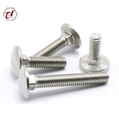 DIN603 Stainless Steel 304 Coach Bolt Mushroom Head Bolt