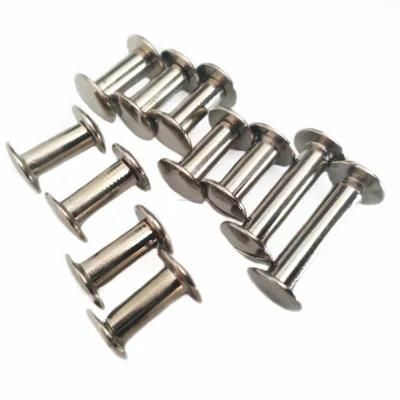 Nickel Plated M5 Chicago Screws Binding Rivets Female and Male Screw