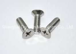 Cross Recessed Countersunk Flat Head Screw DIN965 / Stainless Steel SS304 SS316 A2 A4 Phillips