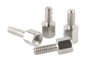 Inch Nickel Plated Copper Single Head Hexagon Stud