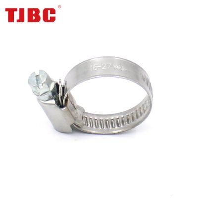 9mm Galvanized Iron German Type Hydraulic Welding Oil Tube Pipe Clip Water Hose Clamp; Adjustable Range 140-160mm