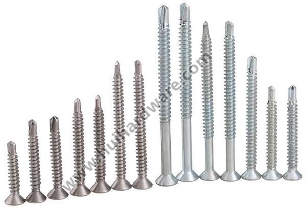 304/316/410 Stainless Steel Philips Flat Head Self Drilling Tek Screw