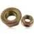 Carbon Steel DIN6923 Hex Flange Nut with Yellow Zinc Plated