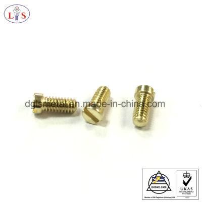 Flat Head Machine Screw with Slotted