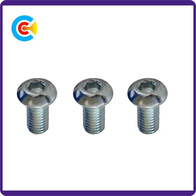 Carbon Steel Pan Head Hexagon Socket Cap Screws Cap Screw