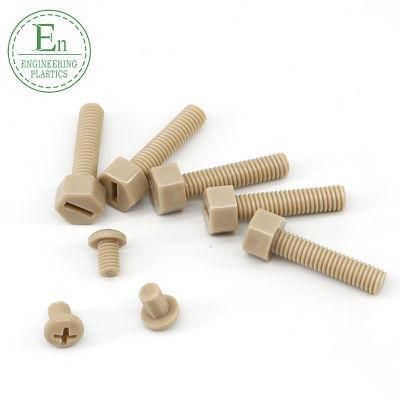 Polyetheretherketone Screw High Temperature Plastic Screw