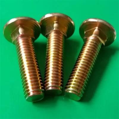Colour Plated Zinc Yellow Zinc Full Tooth Hexagon Bolts and Screws &amp; Nut &amp; Spring Washer