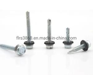 Carbon Steel Bolt and Nut Assembly with Rubber Washer DIN Standard