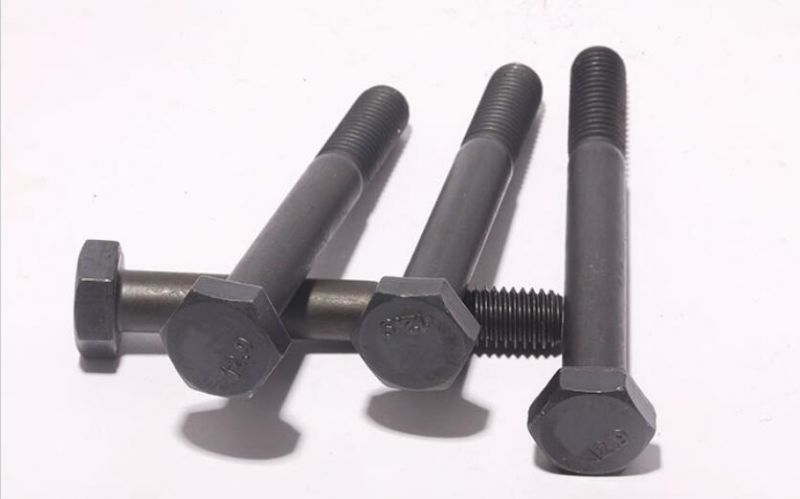 Heavy Duty Black Oxide Alloy Steel Carbon Steel DIN931 Bolts